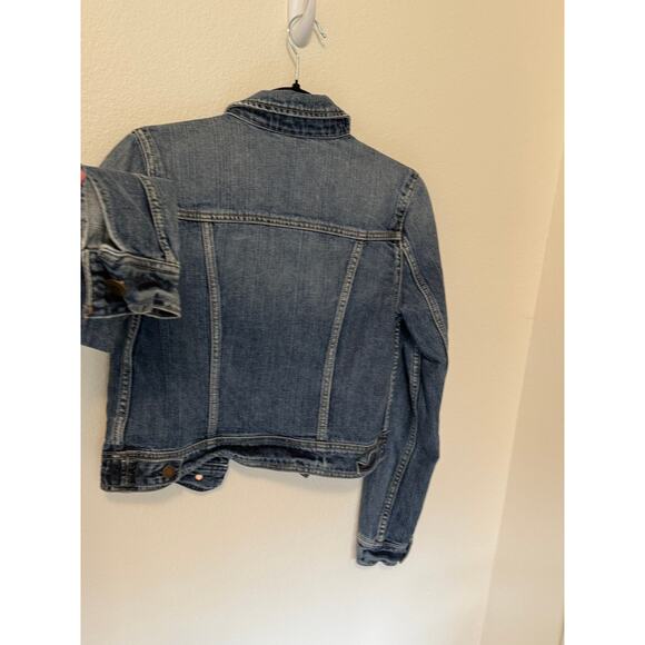 American Eagle Distressed Denim Jacket | Size Small - Picture 9 of 9
